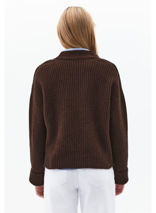 OXXO Wool Blend V-Neck Sweater - Image 2
